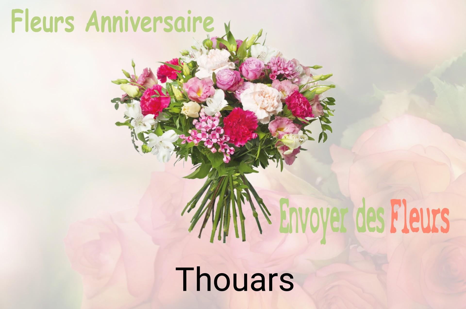 Bouquet de fleurs d’anniversaire livré à Thouars